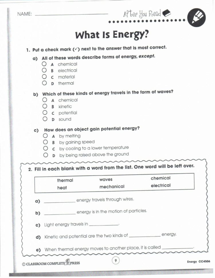 Skills Assessment Worksheet
