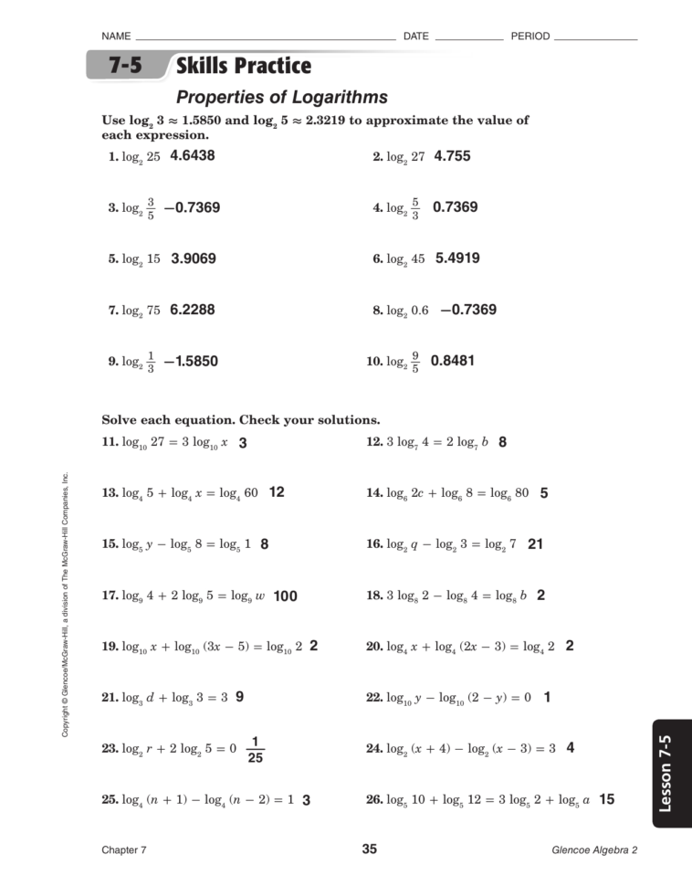 algebra-2-worksheet-7-4-a-properties-of-logs-answers-db-excel