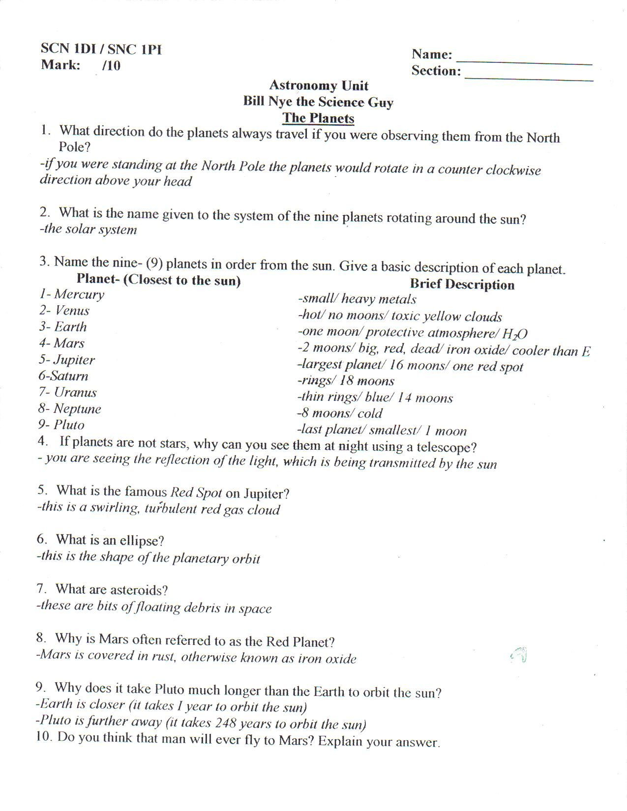 Skills Worksheet Directed Reading A Answer Key Db excel