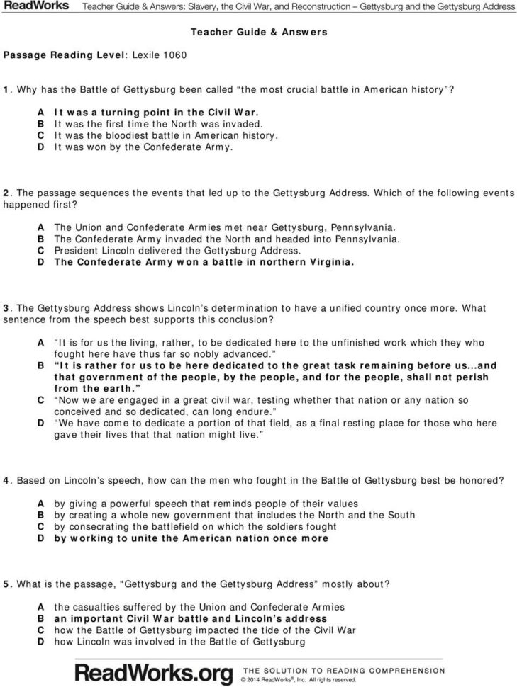 Slavery The Civil R And Reconstruction Gettysburg And Slavery The Civil R And Reconstruction Gettysburg And