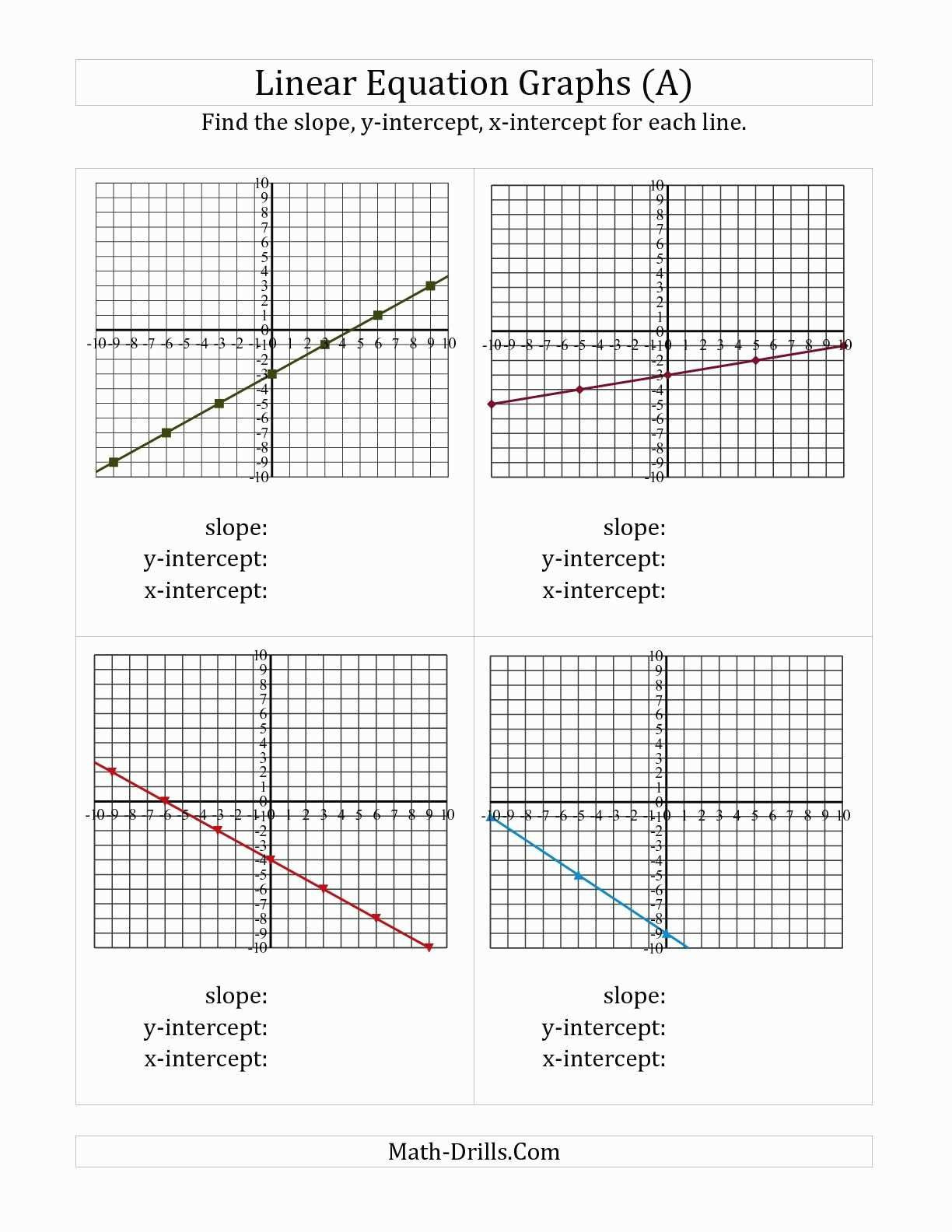 Slope Formula Worksheet — db-excel.com