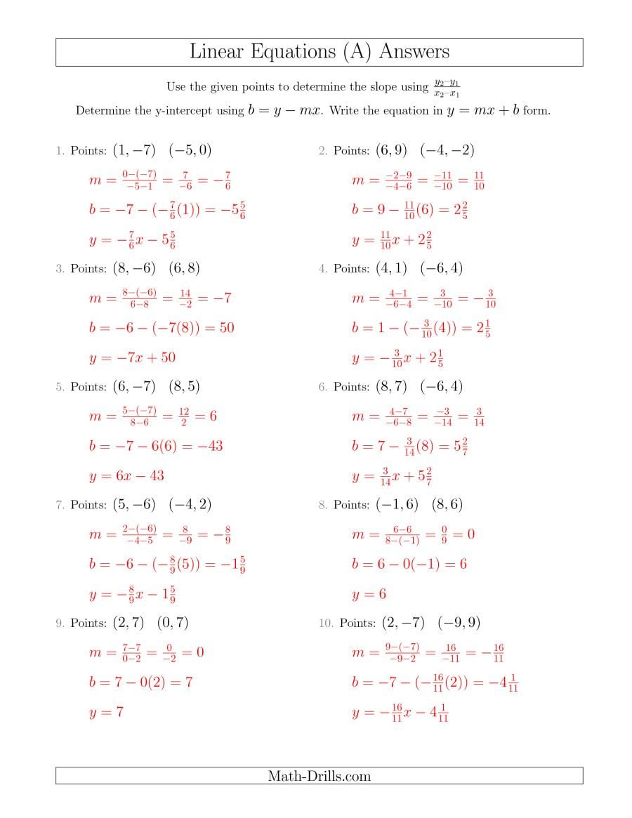 Slope Formula Worksheet Grammar Worksheets Math Addition