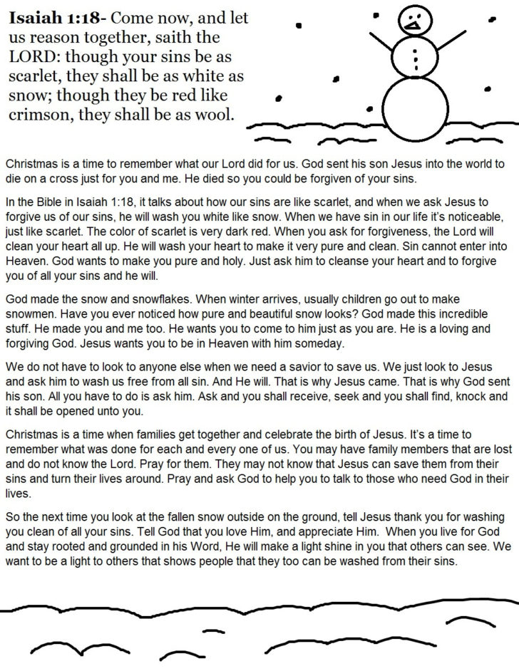 Bible Study Worksheets For Kids