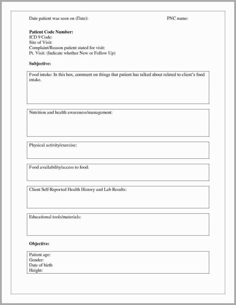 Soap Note Practice Worksheet — db-excel.com