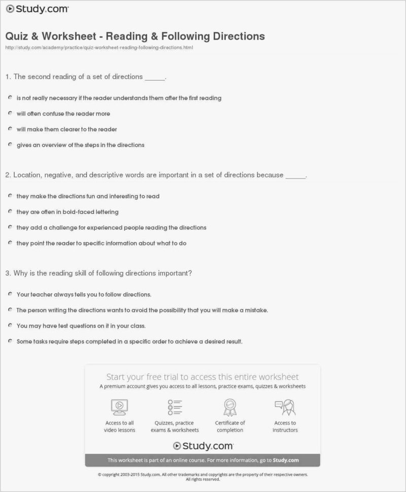 Social Skills Worksheets For Teens Order Of Operations