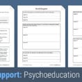 Social Support Worksheet  Therapist Aid