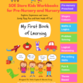 Soe Store Kids Preschool Worksheets Early Learning Activity Workbook For  Nursery Prenursery Montessori Toddlers Preschoolers Kids 24 Years –