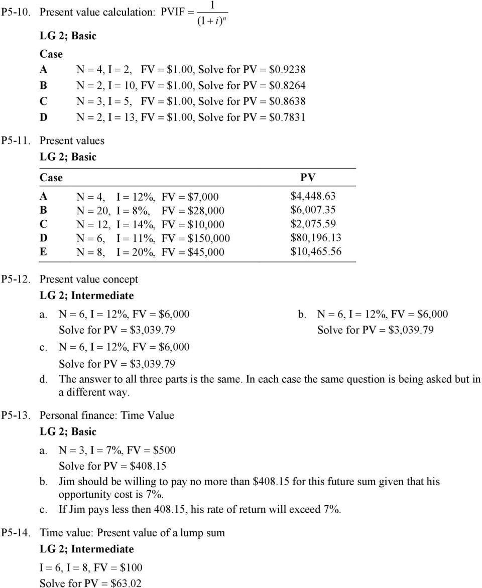 solving business problems using a calculator 6th pdf