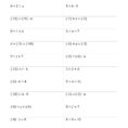 Solve One Step Equations With Smaller Values Old
