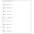 Solve Quadratic Equationscompeting The Square Worksheets