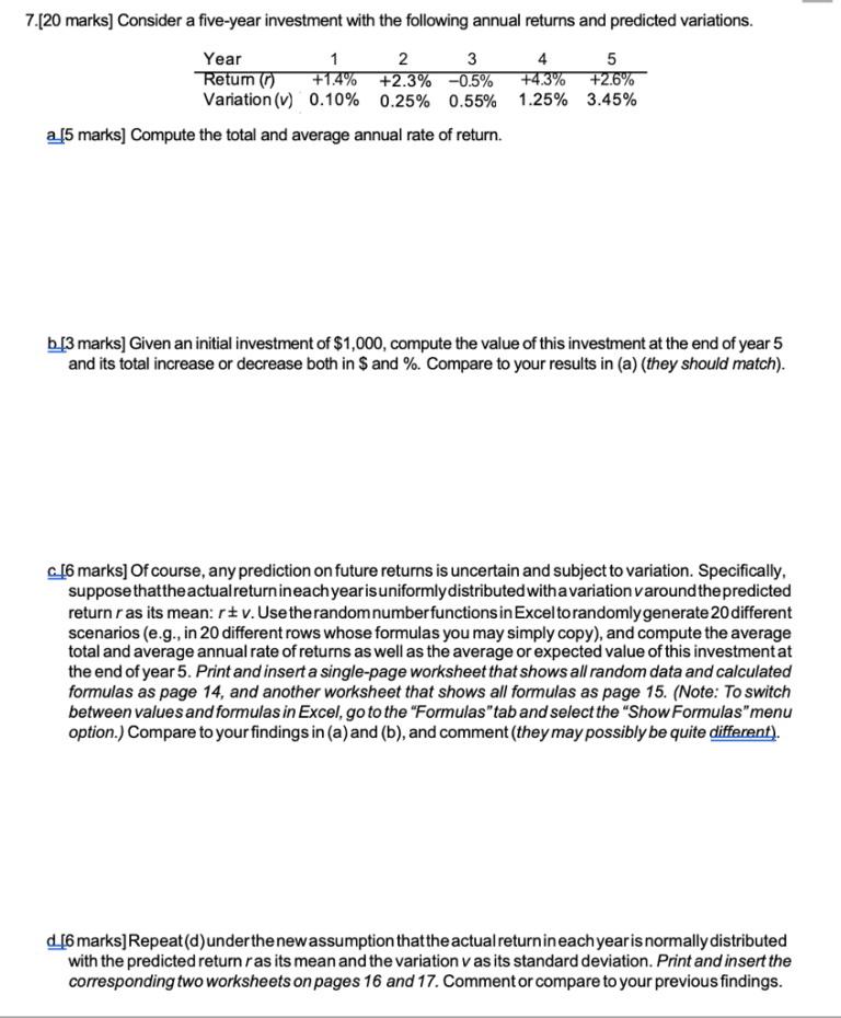 Investments Compared Worksheet Answers — db-excel.com