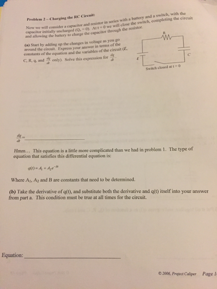 Solved Worksheet 4Exploring Capacitors Inductors And Re