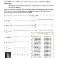 Solving And Graphing Inequalities On A Number Line Worksheet Pdf