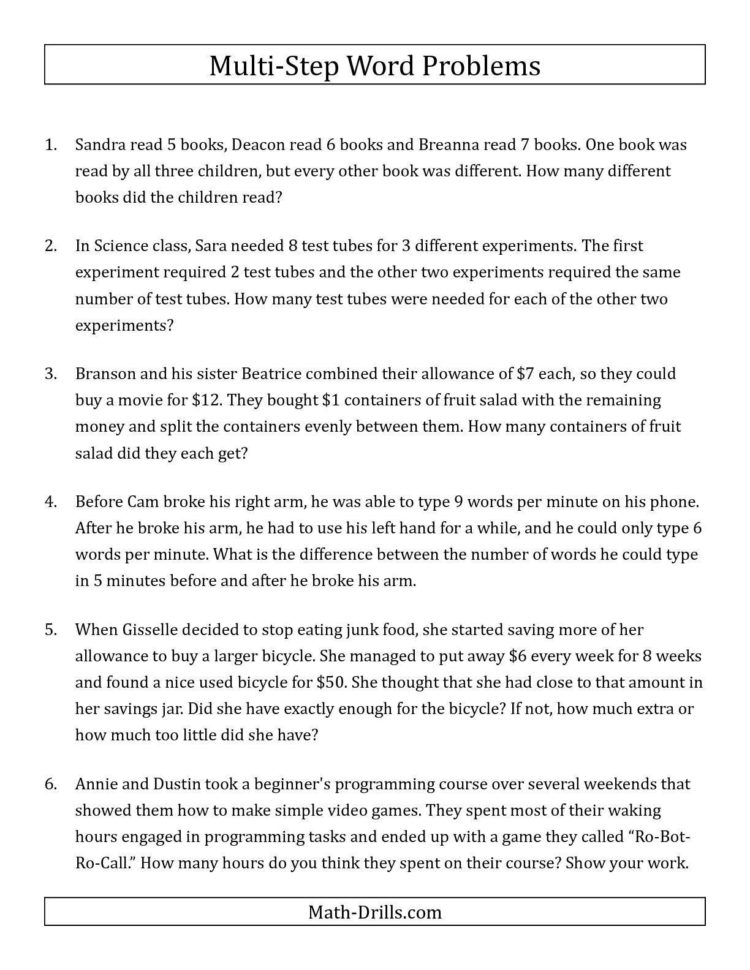 Solving Multi Step Equations Youtube Worksheet Answers Algebra 1