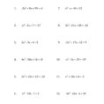 Solving Quadratic Equations For X With 'a' Coefficients