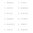 Solving Quadratic Equations For X With 'a' Coefficients