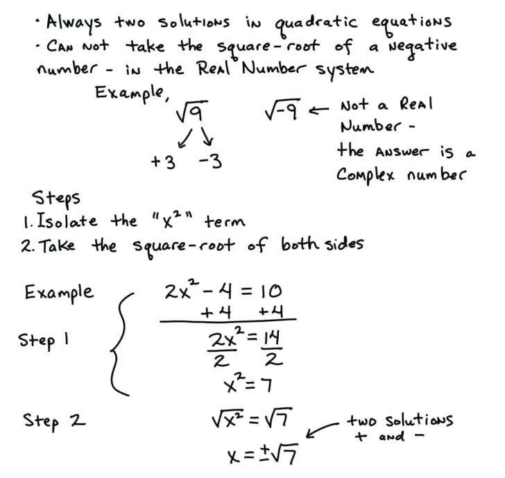 Solving Quadratic Equations By Quadratic Formula Worksheet