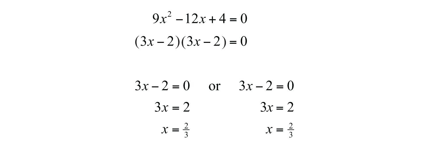 solve the quadratic equation by factoring