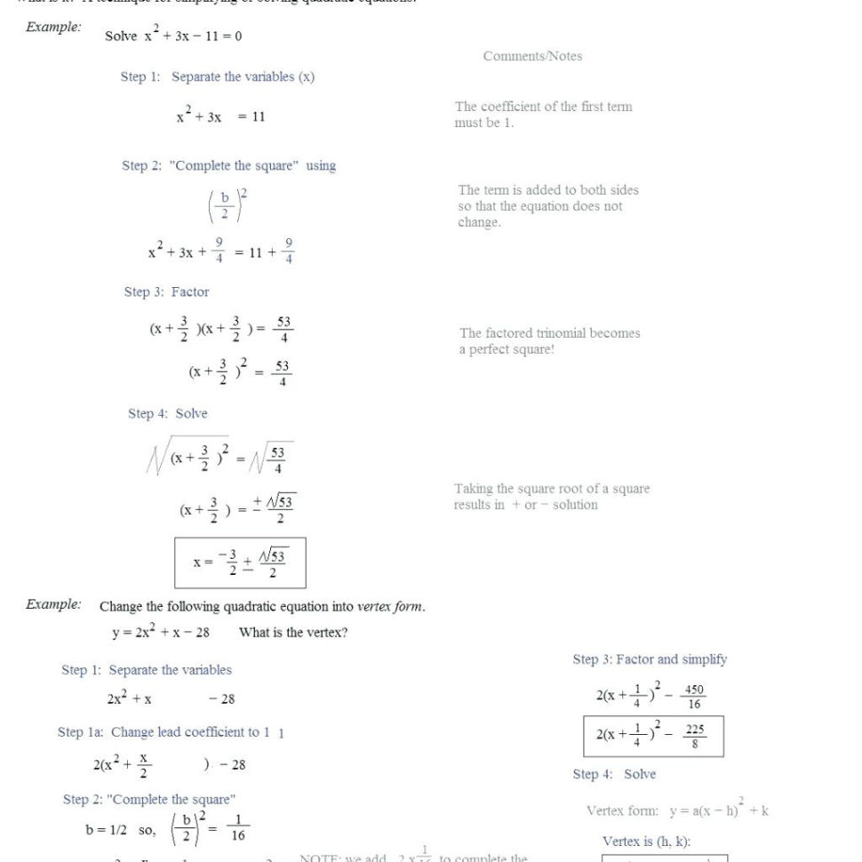 Solving Quadraticssquare Roots Worksheet Math Solving