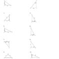Solving Right Triangles Worksheet  Soccerphysicsonline