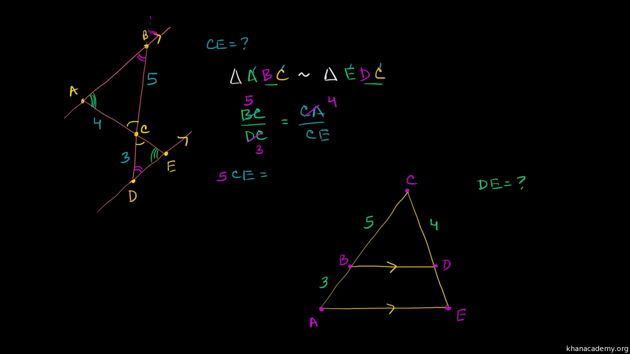 Solving Similar Triangles