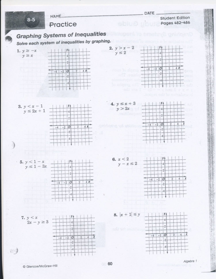 Solving Systems Of Equations Word Problems Worksheet Answer
