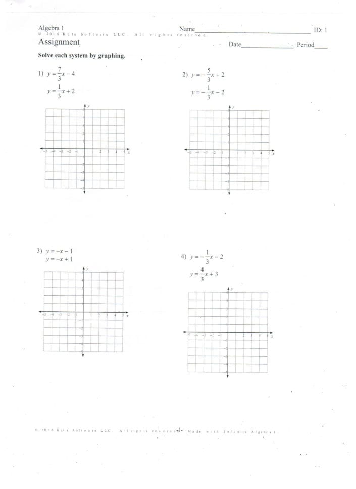 Solving Systems Of Inequalities Kutasoftre Worksheet