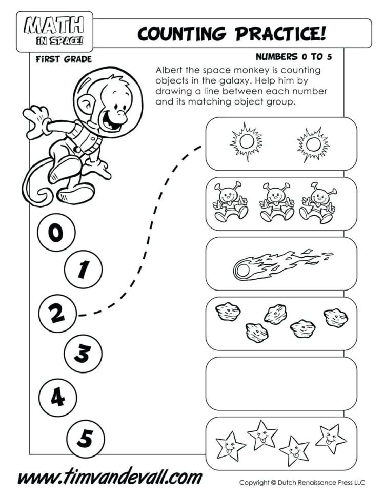 Space Activities For Preschoolers Science Worksheet Ft