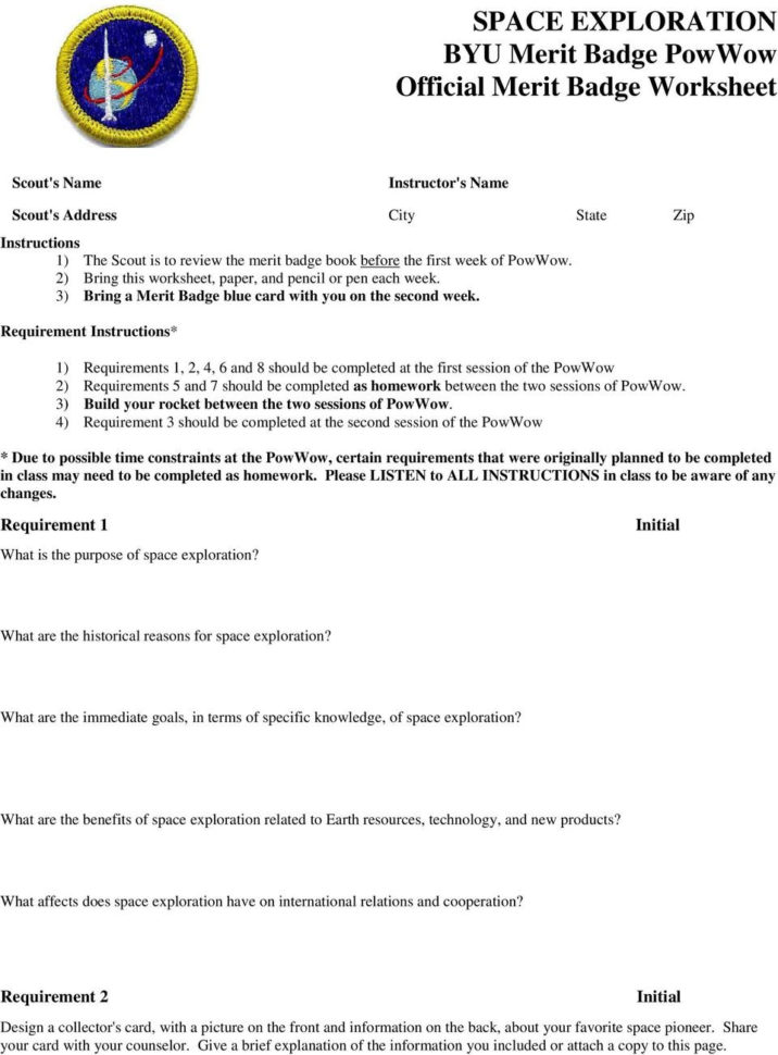 Space Exploration Byu Merit Badge Powwow Official Merit Badge