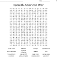 Spanish American R Word Search  Word