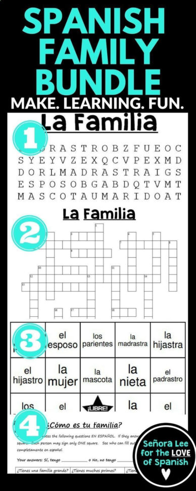 Spanish Family Tree Worksheet Answers
