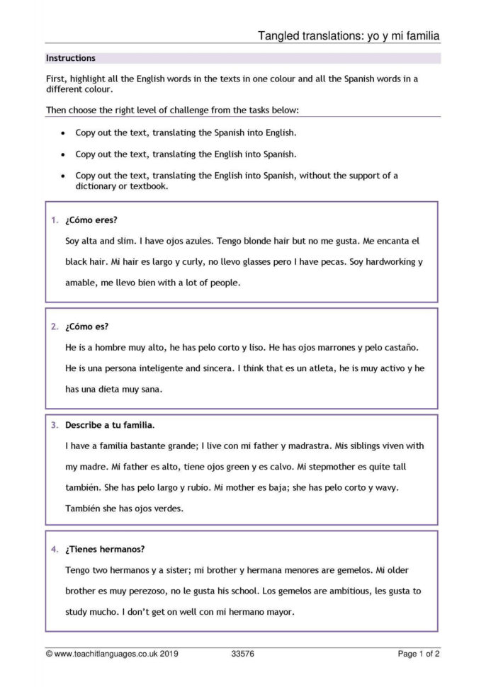 Spanish Language Teaching Resources  Teachit Languages