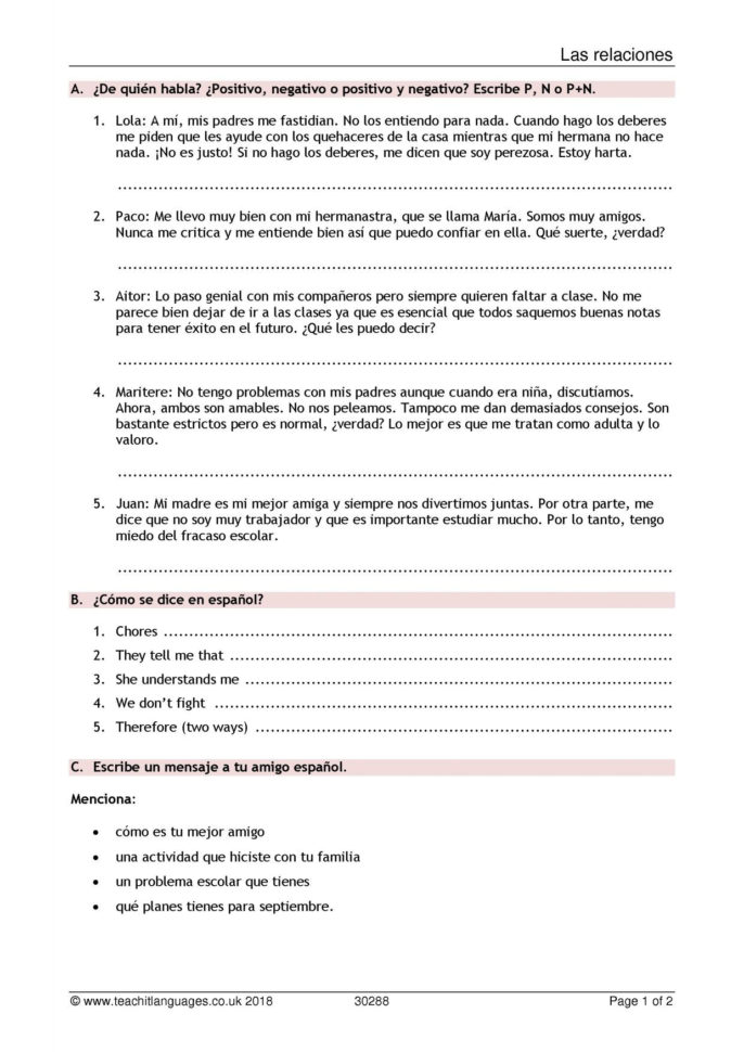 Spanish Language Teaching Resources  Teachit Languages