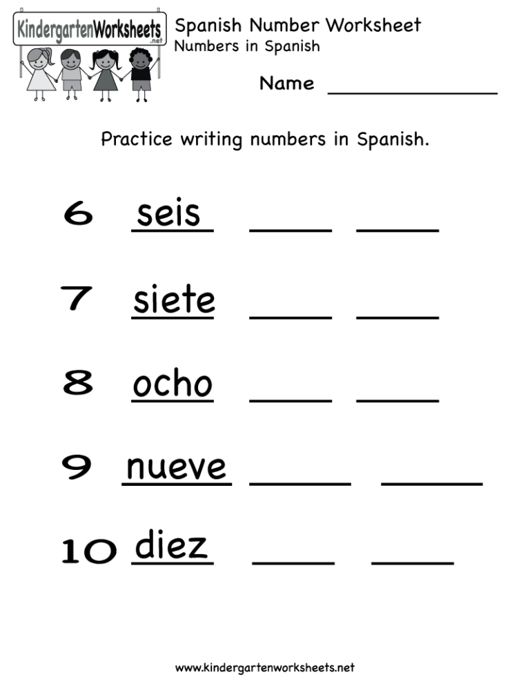 Learning Spanish Worksheets For Adults — db-excel.com