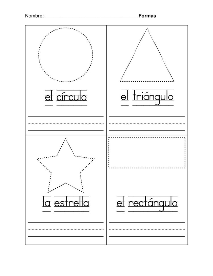 Spanish Worksheets For Preschool  Suzanneoshinsky
