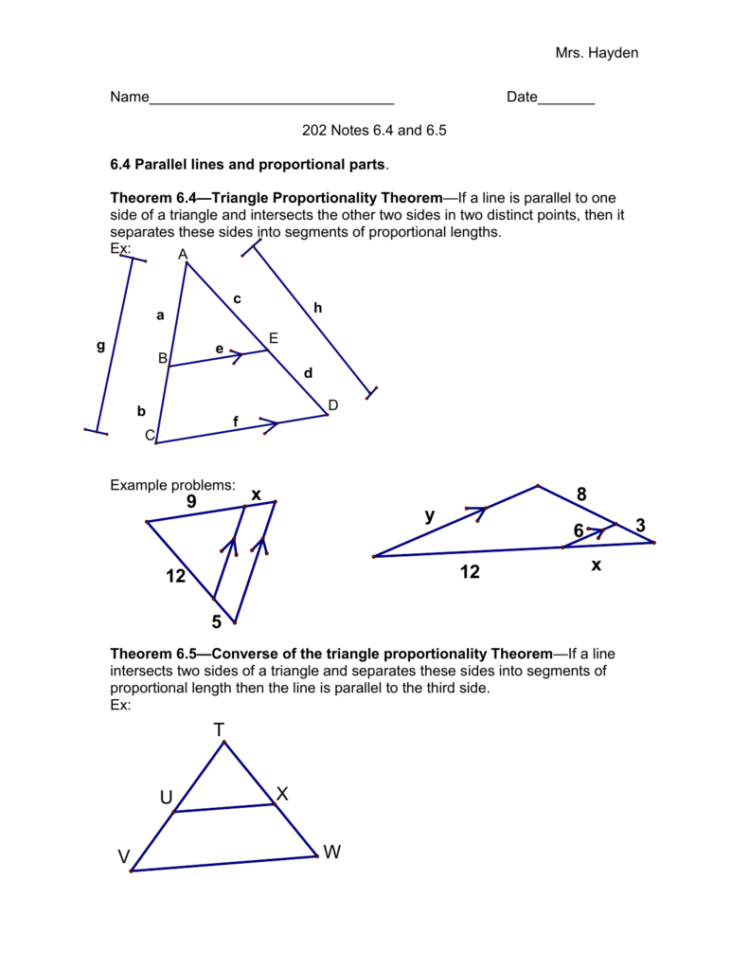 Special Segments Of Similar Triangles