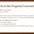 Speech At The Virginia Convention  Ppt Video Online Download