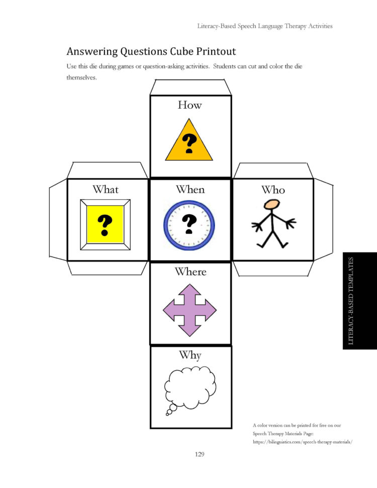Speech Therapy Materials And Free Resources  Bilinguistics