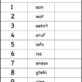 Spelling – Numbers In Words  Free Printable Worksheets