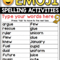 Spelling Word Worksheets  Editable For Any Word List  A