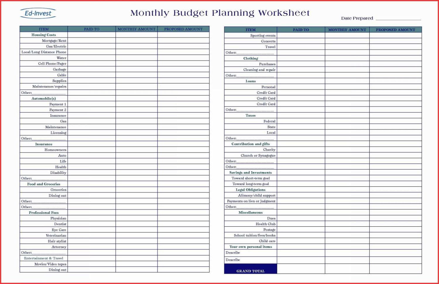 Retirement Planning Worksheet — db-excel.com