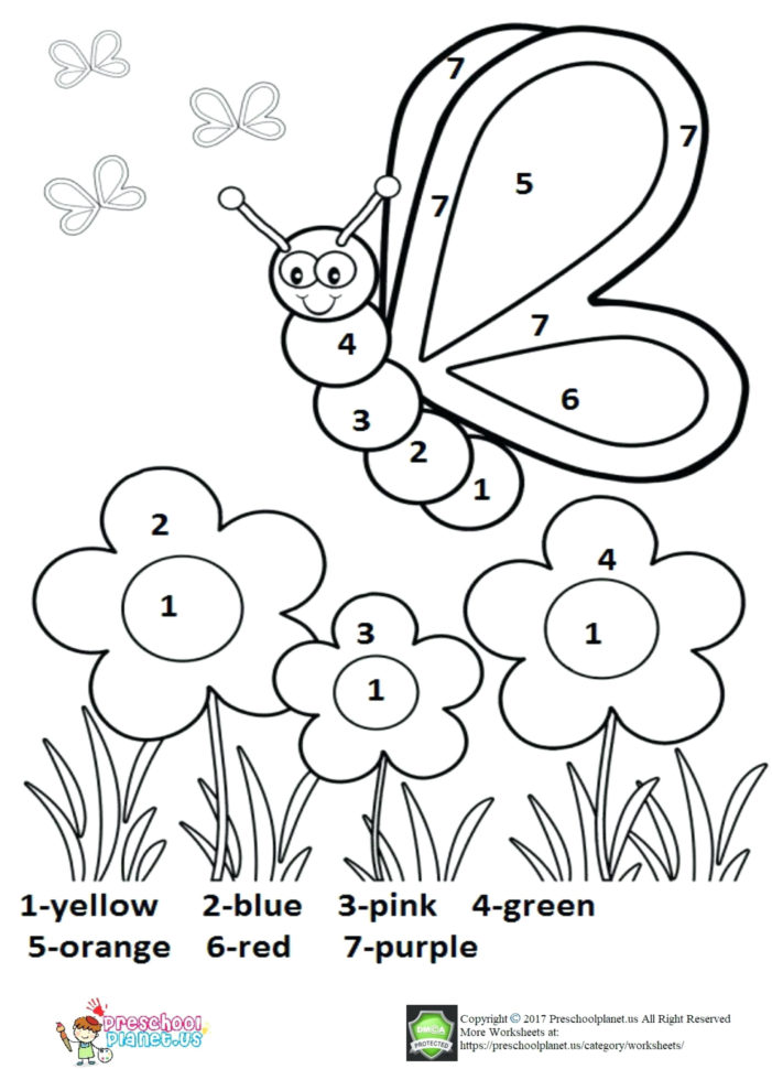 Spring Coloring Worksheet Kindergarten – Regionpaperco