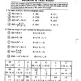 Standard Form Equation Of A Circle Worksheet Answers