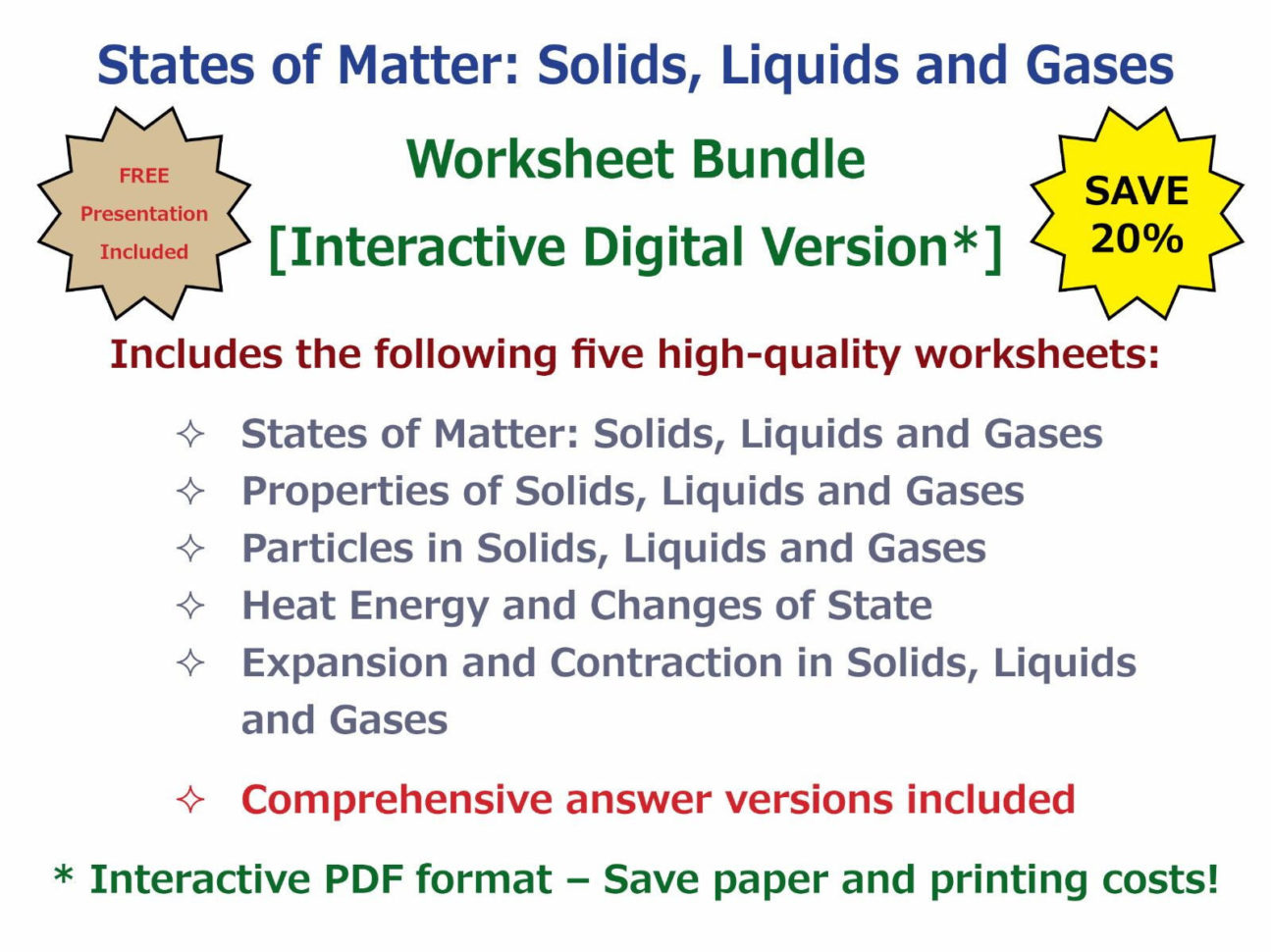States Of Matter Solids Liquids And Gases Presentation