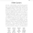 Stem Careers Word Search  Word