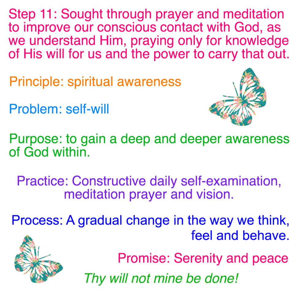 Step 11  Tradition 11 Worksheets – Emotional Sobriety And Food