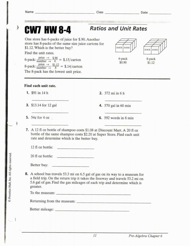 Step 8 Worksheet