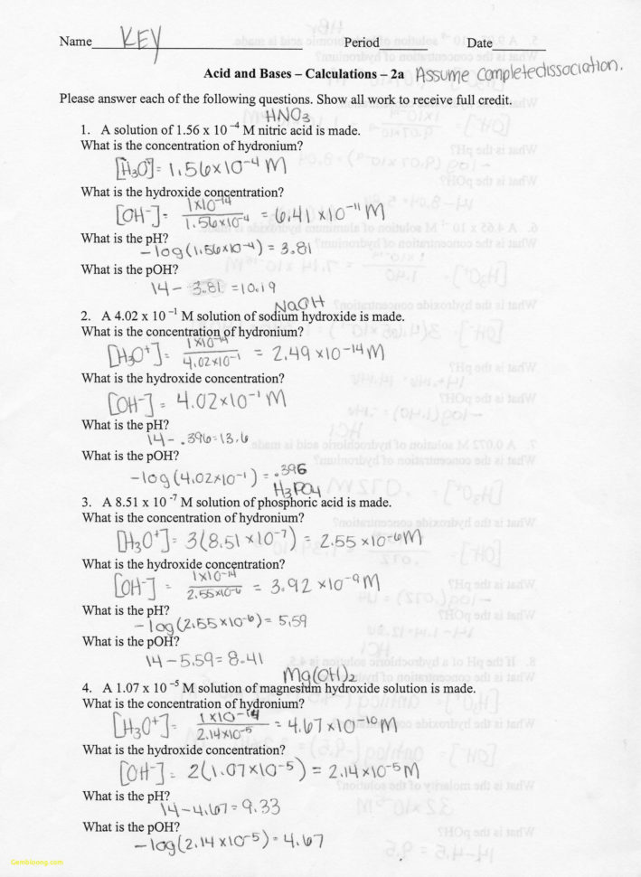 Stoichiometry Practice Worksheet Answers  Cramerforcongress