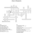 Story Elements Crossword  Word