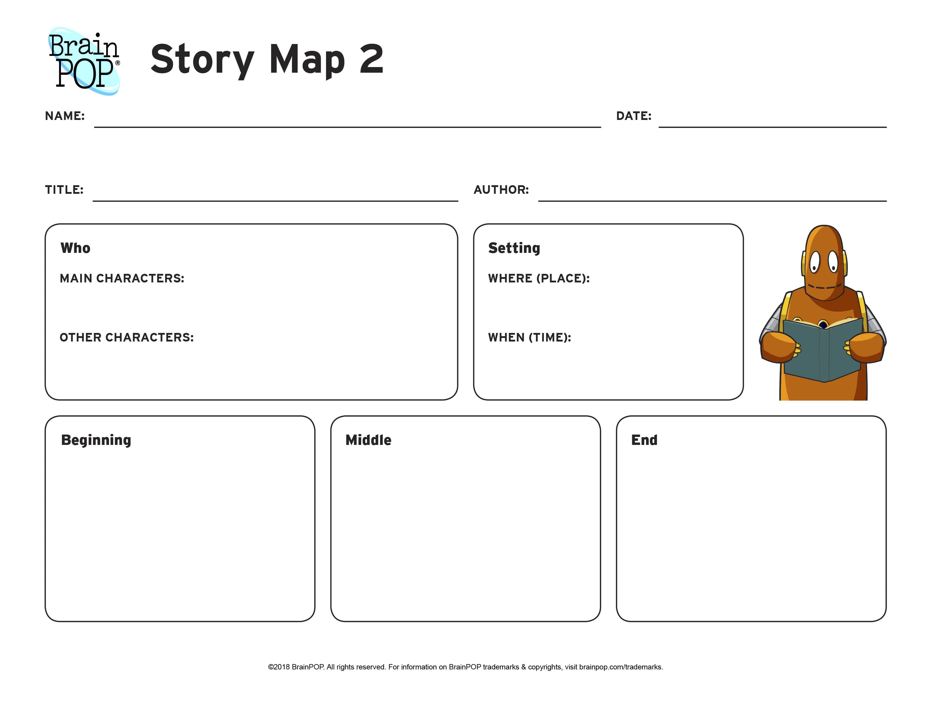 Story Map Worksheet Math Worksheets For 3Rd Grade Pdf High